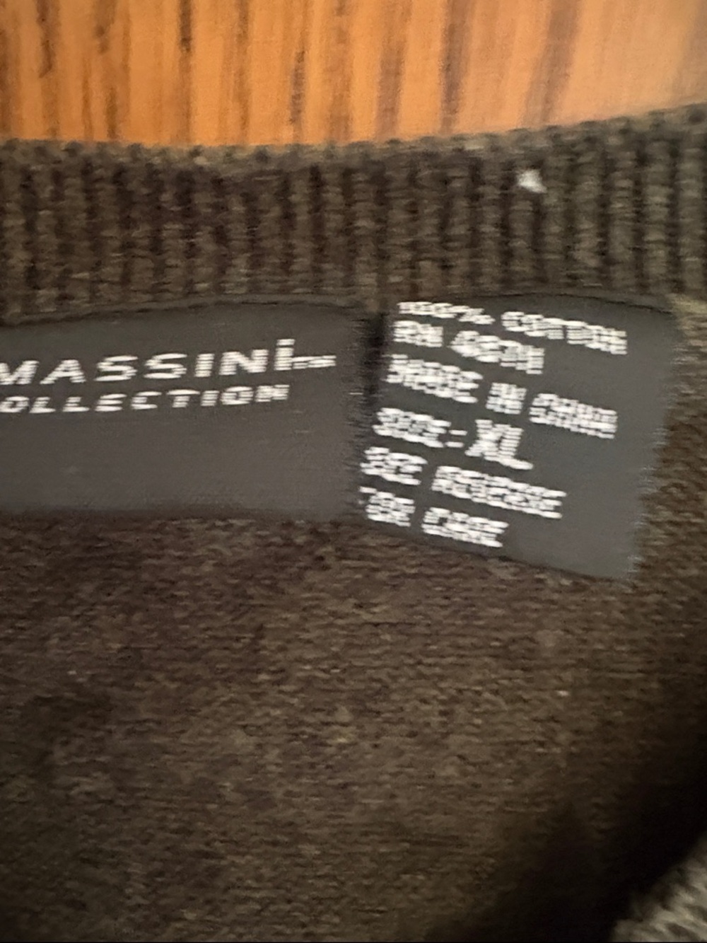 Massini Men's Brown Crewneck Sweater Vest